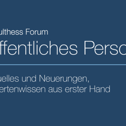 Schulthess Forum Öffentliches Personalrecht 2022