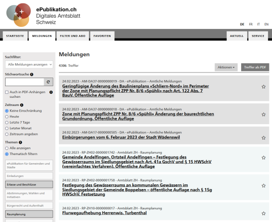 Muster Webseite ePublikation