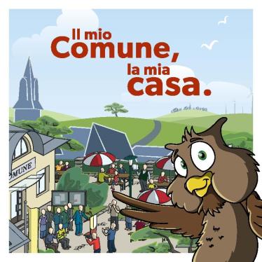 Copertina Libretto per bambini «Il mio Comune, la mia casa»