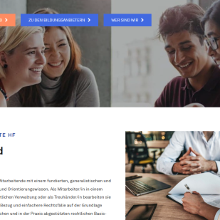 Ausbildung Rechtsfachleute HF – neue Website ist online